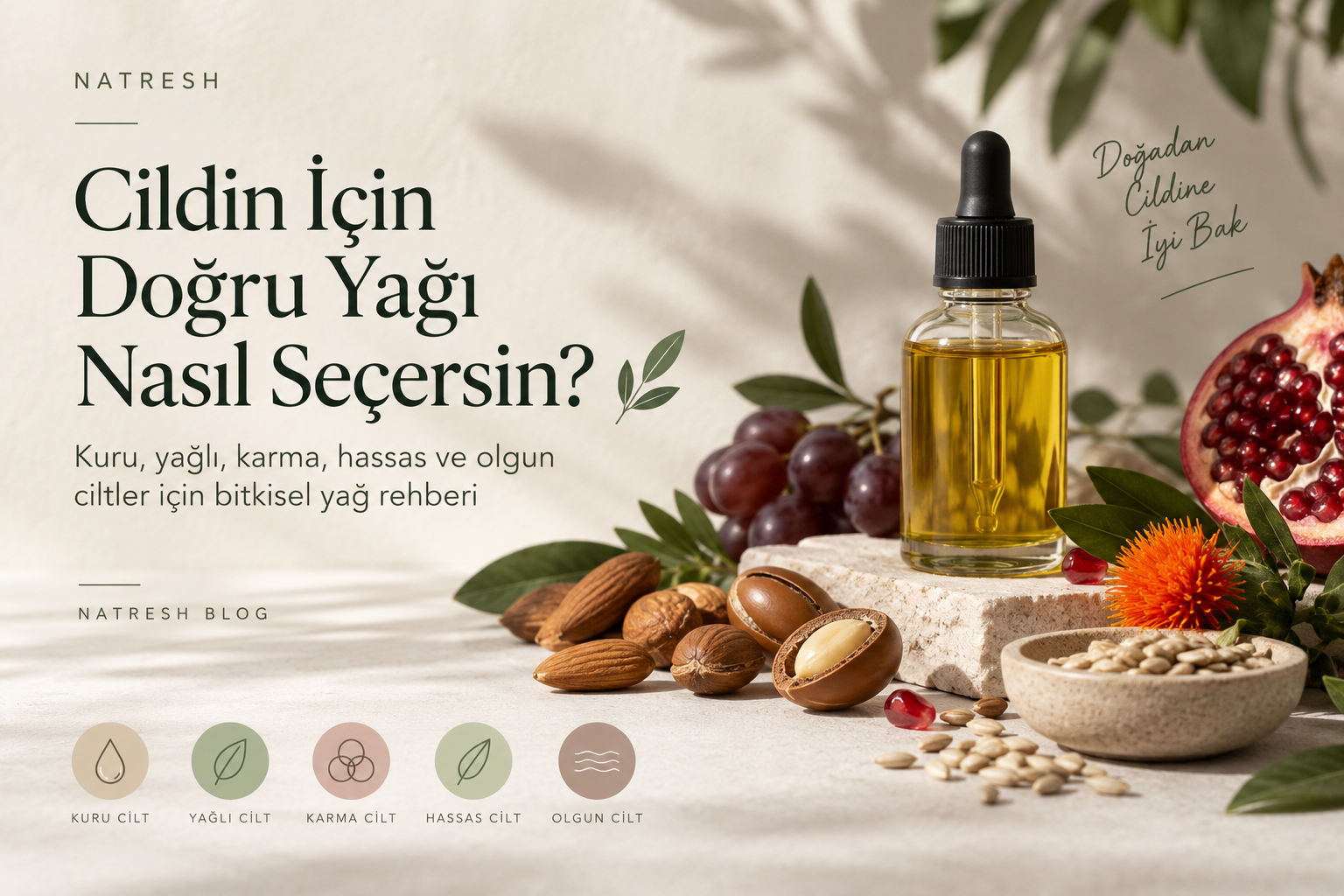 Cilt Bakımında Bitkisel Yağ Seçerken Nelere Dikkat Edilmeli?